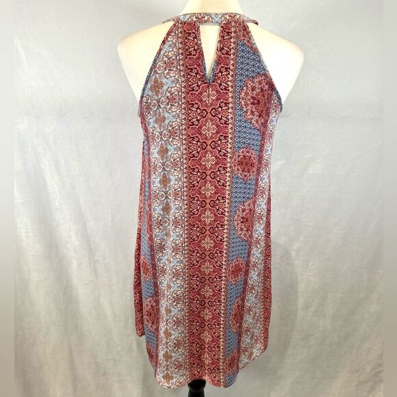 Pink Rose boho vneck shift dress size small - Picture 4 of 5